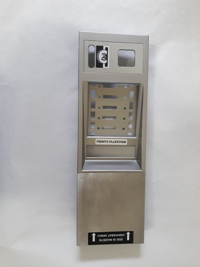 Displej kit tlačítkový, Luce X2 stříbrný