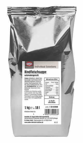 HOVĚZÍ POLÉVKA 1KG