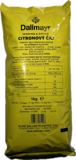 DALLMAYR CITRONOVÝ ČAJ 1 kg HU
