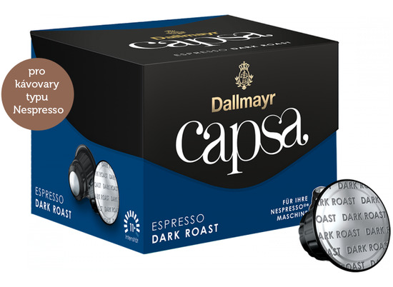 CAPSA tmavě modrá ESPRESSO DARK ROAST 10 ks