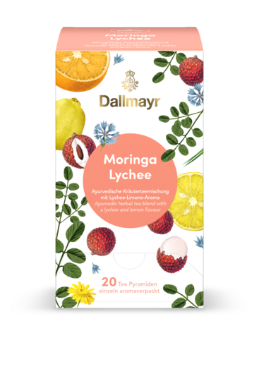 ČAJ PYRAMIDA MORINGA LYCHEE - 20 pyramid