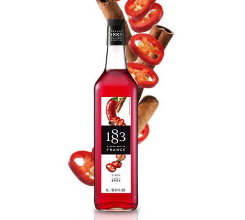 ROUTIN sirup do kávy - Spicy chilli se skořicí 1L